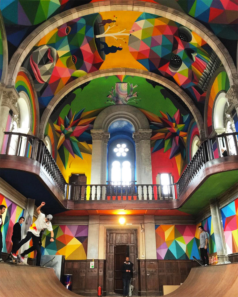 archatlas:  La Iglesia Skate Okuda San Miguel Kaos Temple is an initiative of artist