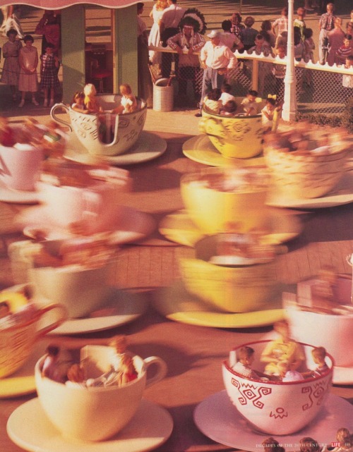 Mad Tea Party RideDisneyland c. 1950s