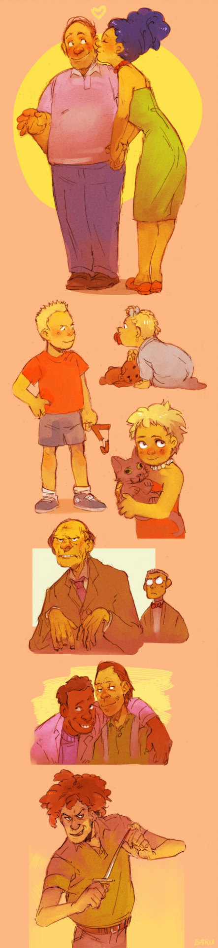comicsalliance:  Rachel Saunders Draws ‘Regular Show,’ Tintin, Night Vale And