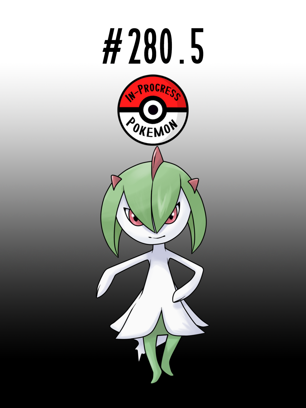 In-Progress Pokemon Evolutions — #280.5 - Ralts are timid Pokemon
