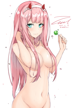 a-titty-ninja:  「☆」 by Unel | Twitter๑ Permission to reprint was given by the artist ✔.