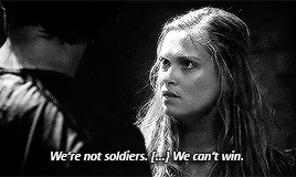 stilesinthetardis:10 reasons to watch the 100♛ [4/10] Character Development