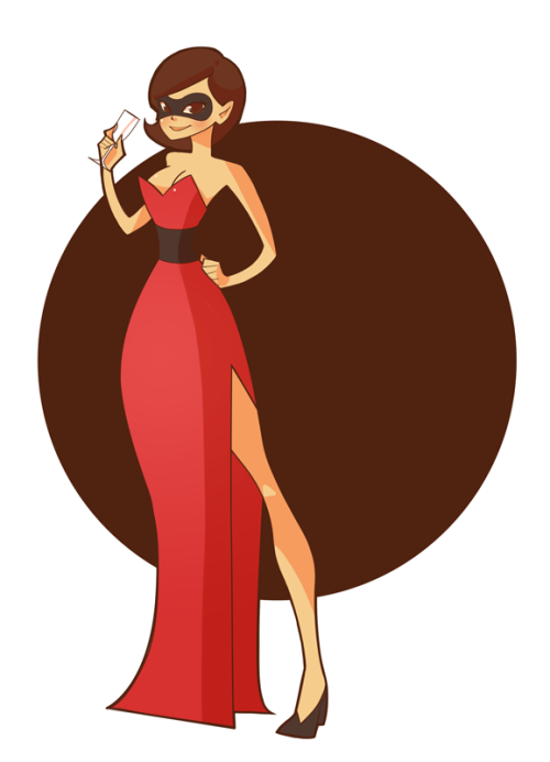 Mrs. Incredible in an incredible dress.(I can’t be the only one who found her extremely attrac