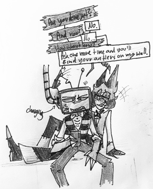 Some Really Shitty Doodles Of Radiostatic.