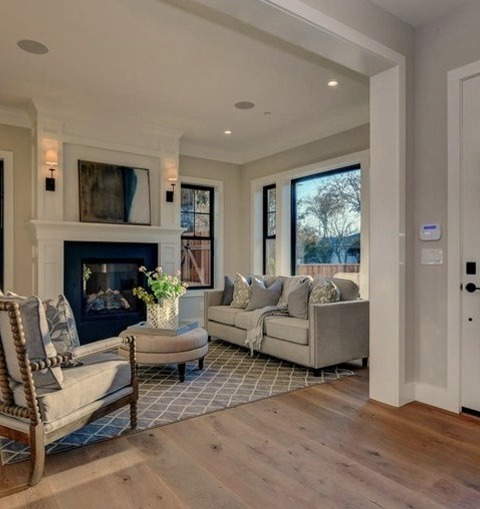 Transitional Family Room In San Francisco