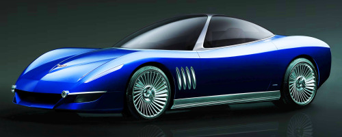 Chevrolet Corvette Moray concept, 2003, by Italdesign. The Moray was Giorgetto and Fabrizio Giugiaro