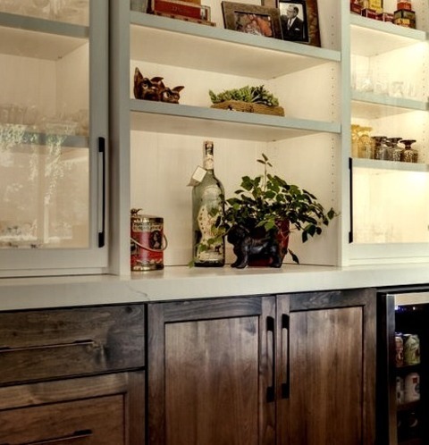 Sacramento Great Room KitchenA Picture Of A Medium-sized, Elegant, Open-concept Kitchen With A Farmhouse