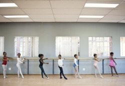 iluvsouthernafrica:  South Africa: Young ladies train in Ballet in Soweto through The Joburg Ballet Development Programme Photos by Madelene Cronje. 