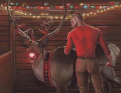 men-in-art:  Rudolph &amp; NickolausMichael Breyette