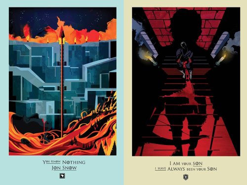 These gorgeous HBO-commissioned ‘Game of Thrones’ posters take 4 days to make after an episode airsW