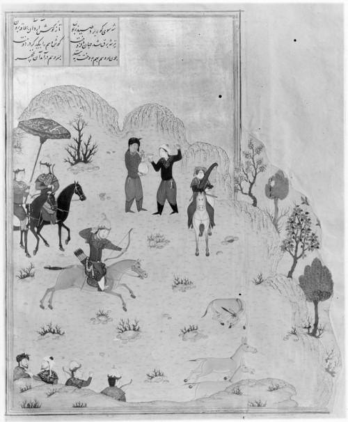 Haft Paikar (Seven Portraits) of the Khamsa (Quintet) of Nizami by Nizami, Islamic ArtMedium: Ink, o