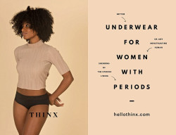 black–lamb:  black–lamb:  i love this brand as much as i love their ads. use my link and get บ off: http://fbuy.me/dHa8M sharing is caring!  this blew up fast! thanks ya’ll keep spreading thw word!   &ldquo;Or any menstruating human&rdquo; 😉