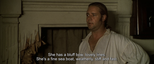 bemusedlybespectacled: aspirationalbrand:master and commander: the far side of the world (2003) #is…