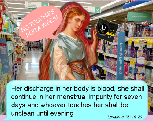 When a woman has a discharge, if her discharge in her body is blood, she shall continue in her menst
