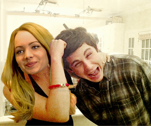 Ksenia Solo and Logan Lerman manip requested by @billylewisjrrps