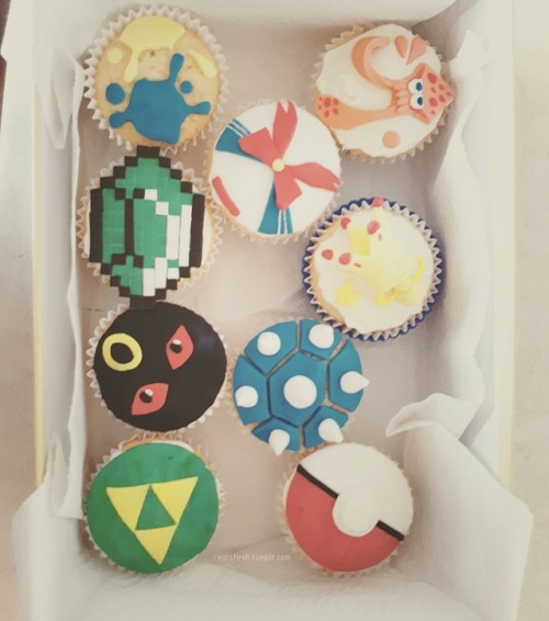 - A Couple Of Cupcakes That I Baked For Friends At Nintendo Meetings On My Birthday.