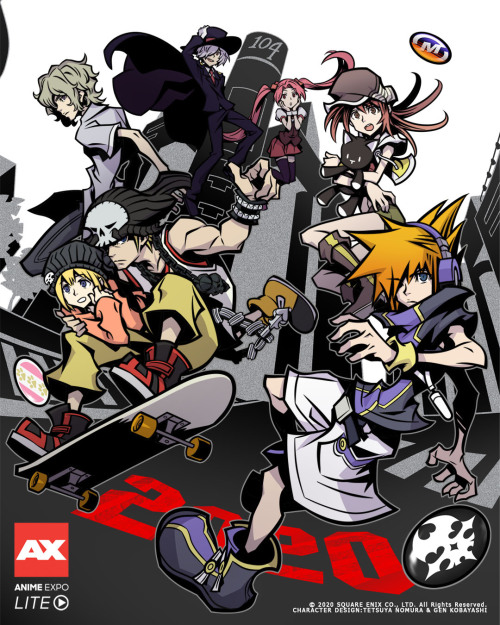 retwewy: Anime Expo Lite 2020  features special The World Ends with You art We are thrilled to unvei