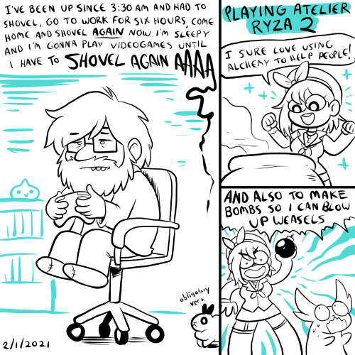 I mustered up the strength for one hourly comic todayNOW TO GO SHOVEL AGAIN