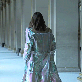 mymodelgifs:Grace Elizabeth for Balmain Fall 2018 -