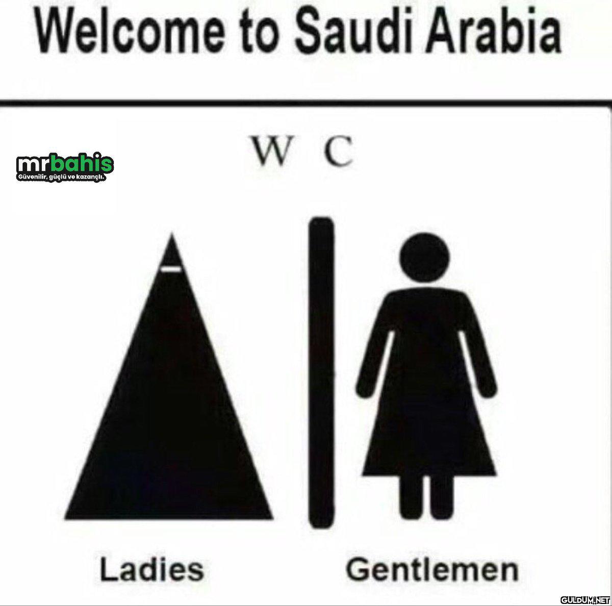 " Welcome to Saudi Arabia...