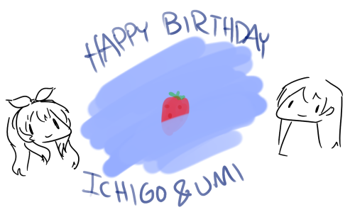 yesterday was Ichigo’s (and Umi’s) birthday