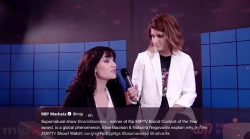 Natasha and Elise are currently in Cannes, France at #MIPTV representing Carmilla and Shaftesbury. H