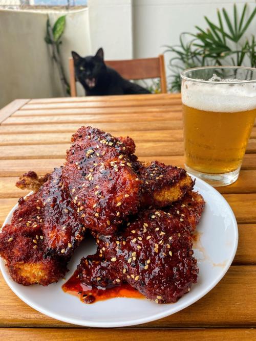 Korean air-fried chicken tendiesSource: reddit.com/r/foodpornfoodmyheart.tumblr.com |