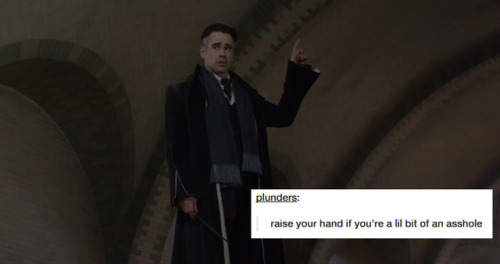 thegaypumpingthroughyourveins:Percival Graves + text post meme 2/? part 1 