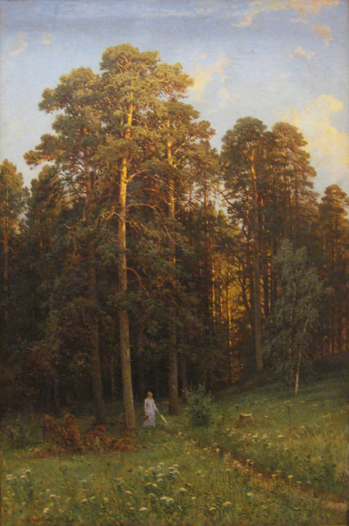 ivan-shishkin:At the edge of a pine forest, Ivan Shishkin