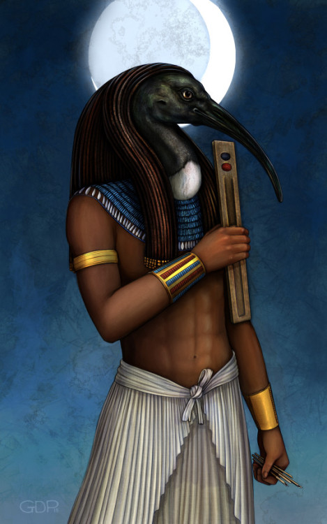 gracedpalmer: In English we know him by his Greek name, Thoth, but this ancient Egyptian god was kno