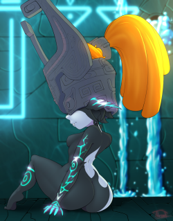 theterriblecon:  throatsart:  Midna Bliss 8 - Gonna end this run of Midna with a safe(ish) pinup! Since I’ve got quite a few of these now, I’d also like to make a master post with all of them in one place. Until I do, here’s the most recent ones-