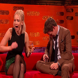 into-the-newtcase: All talk show hosts love to try and fluster Eddie Redmayne by bringing up his pas
