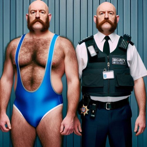 Security Guards, Prison Officers, Cops, Bouncers. Before And After Images. Part 1