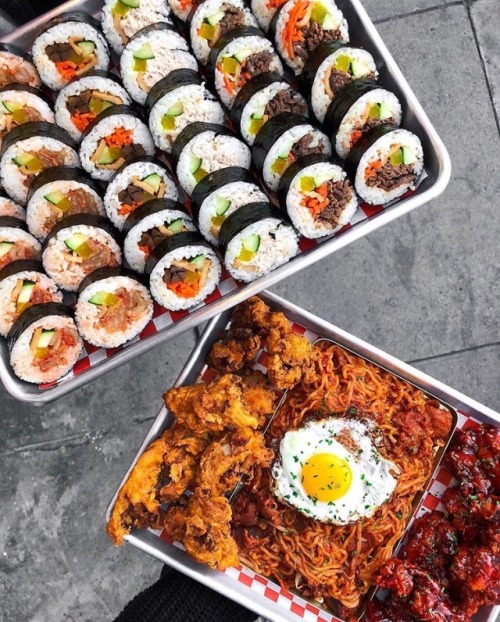 thelovelybones124:  foodieapprovedeats: ARIA Korean Tapas 🍜  📍San Francisco, CA  📸 Credits Find the best foodie spots! #foodieapproved   I need all of this now. It would cure my depression lol 