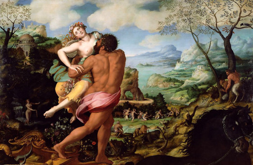 lionofchaeronea:  The Abduction of Proserpina, Alessandro Allori, 1570