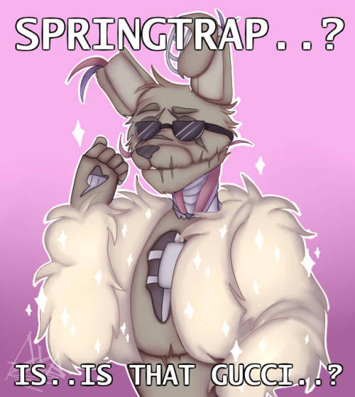 Mandatory Springtrap Meme That I Definitely Had To Draw During A Stream No I'm Not Being Held Hostage