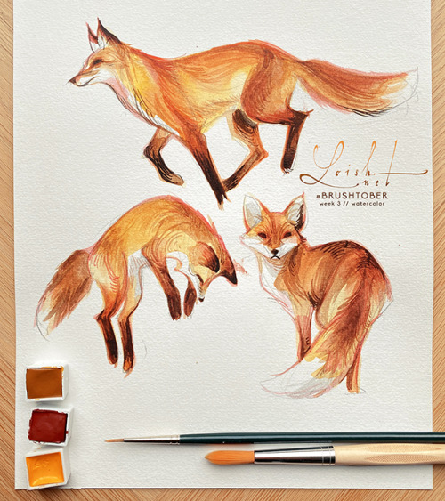 loish:The third week of #brushtober has arrived and it’s time for me to try watercolors, with 