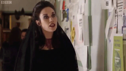 breebird33:   Dracula: Costume? Miss McCauley: Well, I’m the Bride of Dracula. Muahahahaa! Dra