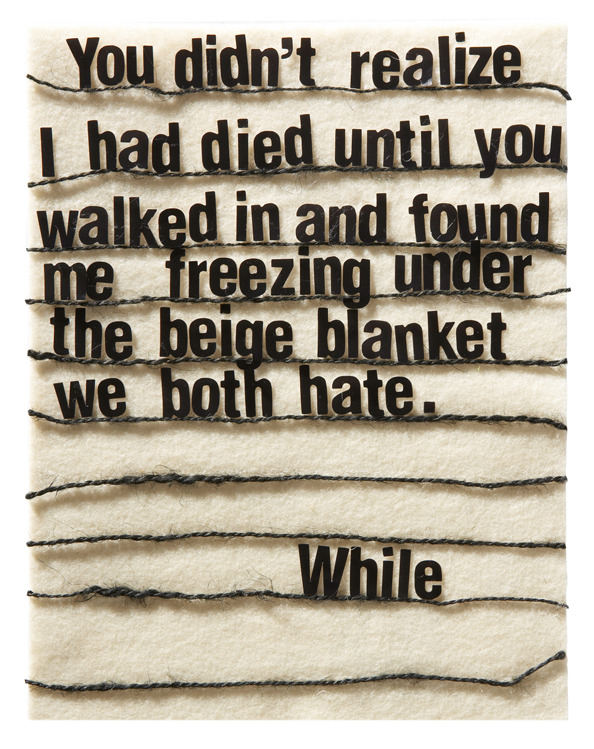 darksilenceinsuburbia: Debbie Millman: The Saddest Poem I Have Ever Written 