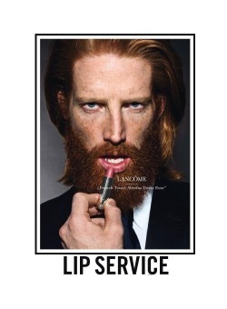 hobbitdragon:  fixatedonfashion:  Lip Service from Tush N. 23 Editorial  this is everything I never knew I wanted from a lipstick ad.  