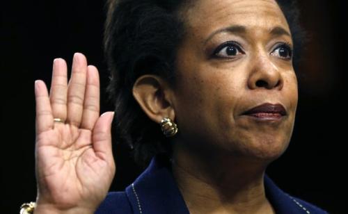 This is EXACTLY what I was hoping to hear!!! And here it is already!!! DAY ONE!   Loretta Lynch