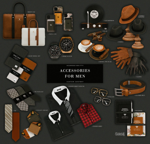 MEN ACCESSORIES COLLECTIONAlways felt like we don’t have much male clutter and many of you guy