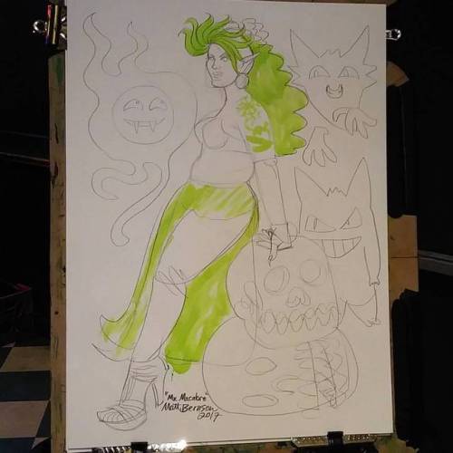 Drawing Mx Macabre at Dr. Sketchy’s! adult photos