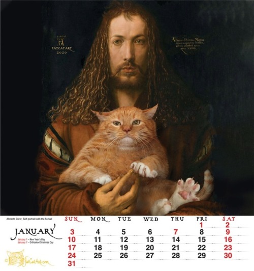 Happy New Year!✨⁠Friends, who got our 2021 calendar, know that Albrecht Dürer’s “Self-po