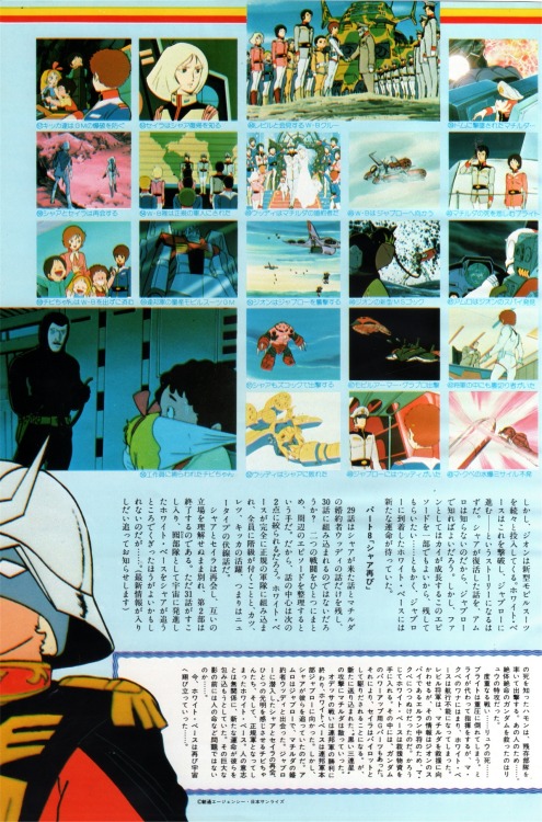 animarchive:    My Anime (05/1981) -   Yoshiyuki Tomino and Yoshikazu   Yasuhiko   talking about the second Mobile Suit Gundam movie and the differences between this movie and the TV anime series. 