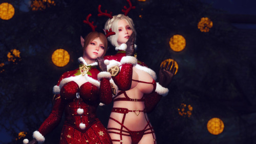 Merry Christmas！ ! (丶‿ 丶)✧Thanks for nini！ (╭^3^)╭♡ Bless EC 0004 (All Bodyslide) by Nini