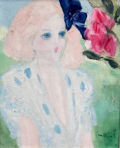 Jacqueline MARVAL (1866 - 1932)‘Harmonie de Fleurs et Tissu Zebra’, ‘Cendrill