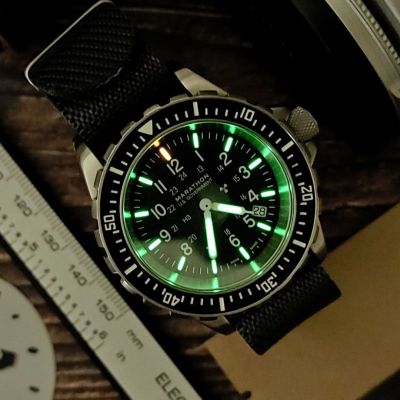 Instagram Repost
watchrolling  Happy #Tritium (³H) Tuesday WatchFam! Here’s wishing you the best of weeks!Been during around with ISO. Trying to find a sweet spot for low light photos.Pic 1: F 1.8, 30", Zoom 6.7mm, and ISO 400/had light enter the room from two rooms away2: Same DSLR settings as Pic 1 but a pitch black room (no external lighting)3: Same as Pic 2 but with an ISO 200 setting.Going to work on normally lit rooms soon. [ #marathonwatch #monsoonalgear #divewatch #watch #toolwatch ]