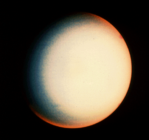 humanoidhistory: TODAY IN HISTORY: False-color image of the planet Uranus, January 22, 1986, observe