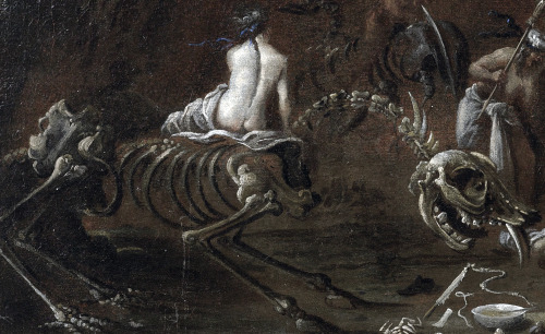 speciesbarocus - Salvator Rosa - Scene of Witchcraft. Details.